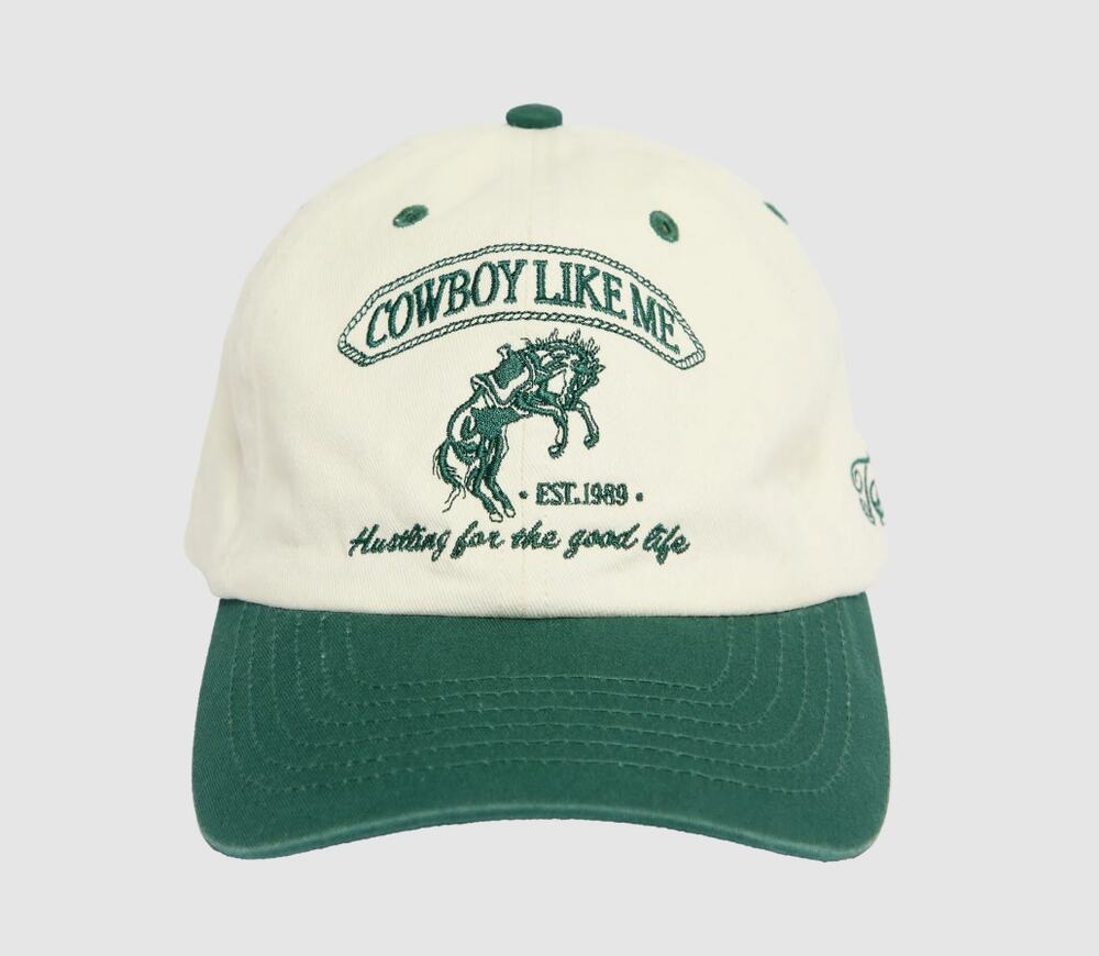 Taylor Swift Cowboy Like Me Hat Embroidered Horse And Lyrics Evermore Album